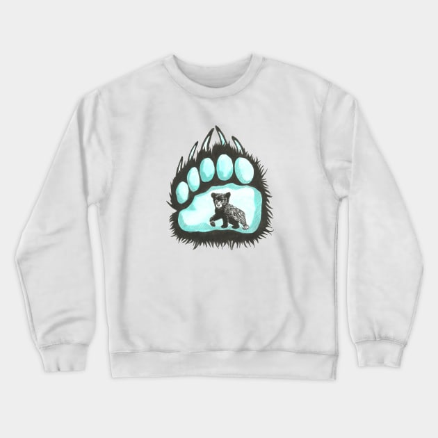 Bear Totem Crewneck Sweatshirt by Créa'RiBo